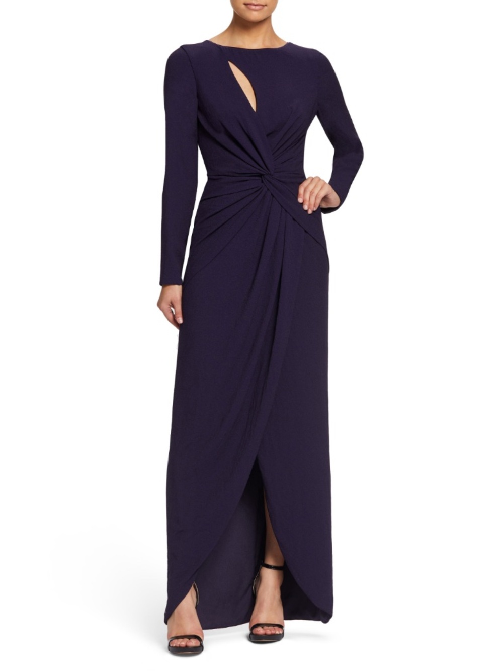 (35) NEW Dress the Population Naomi Dress Boysenberry XXS